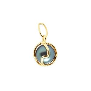 Image de Blue Pearls Pendentif Perle de Tahiti et Or Jaune 750/1000