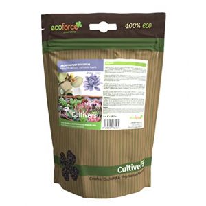 Cultivers - Engrais biologique pour cactus et plantes succulentes 250 g. Engrais à libération lente et contrôlée. 100% d'origine biologique et