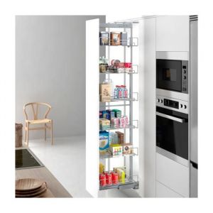 Colonne coulissante CLASSIC hauteur reglable -1200/1600 mm - talla Pour porte 300mm. Longueur 495mm. 4 paniers