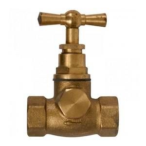 Watts Industries Robinet darrêt laiton avec purge femelle / femelle 3/8"