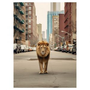 Hartman AI Affiche - Urban Zoo 01 (30x40 cm)