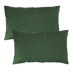 Lot de 2 housses de coussin KEVARA - vert olive