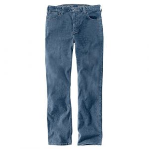 Carhartt Rugged Flex Jean fuselé 5 Poches Coupe Droite, Houghton, W32/L34 Homme