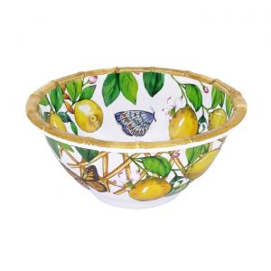 Les Jardins de la Comtesse Bol en mélamine décoré par des citrons