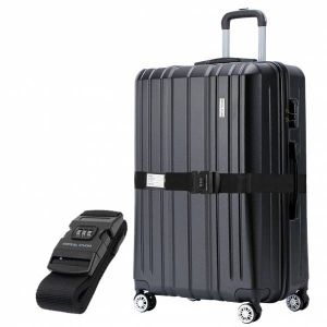 VERTICAL STUDIO "Silkstr&ouml;m" 28" Valise noir avec sangle de bagage GRATUITE