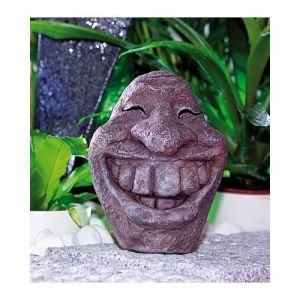 Image de Royal Gardineer Visage décoratif ''Stone Smiley''