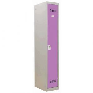 Vinco Educational Vestiaire Industrie Propre 1 Colonne 300mm Moraillon Prune