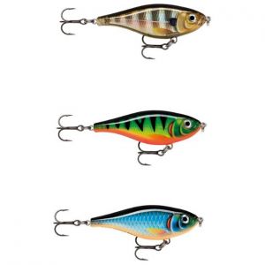 Image de Rapala Leurre flottant x-rap twitchin' shad - noir/gris - 8 cm