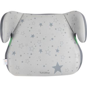 Tataway - Élévateur auto i-Size R129 pour filles | Design Tataway Gris | Rehausseur Siège Auto pour Enfants ergonomique et Léger 125-150 cm |(ca 22-36 kg) - (ca 6 à 12 ans) Nouvelle homologationans