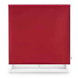 Blindecor Draco Store Enrouleur Opaque - Rouge bordeaux, 140 x 175 cm (largeur x hauteur) | Taille du tissu 137 x 170 cm | Stores thermiques occultants