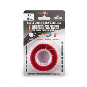 Target Ruban adhésif double face 19Mmx 2Mt Ruban adhésif acrylique multi-usages Cible C170219