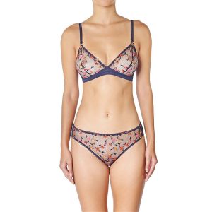 Huit - Culotte Night Fever bleu marine