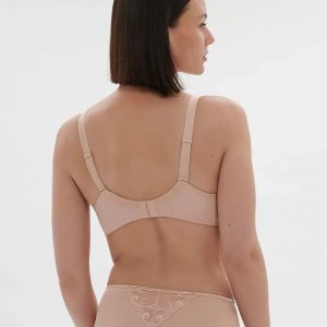 Simone Perele Soutien-Gorge Minimiseur Andora minimisant, Transparent, Peau Rose, 100D Femme