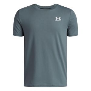 Under Armour UA B Sportstyle LC SS – Bleu Jaspe/Blanc – YXL, Jaspe Bleu/Blanc, 160-170