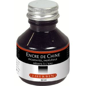 Herbin Flacon d'encre de Chine 50 ml noire
