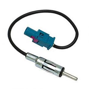 ADAPTATEUR D ANTENNE FAKRA MALE DIN MALE PSA VAG COMPATIBLE AVEC BMW GM RENAULT MERCEDES etc