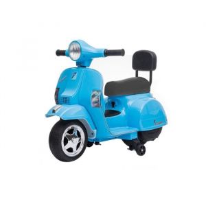 Vespa classique PX150 Mini officielle Bleu - Moto électique pour enfant avec batterie