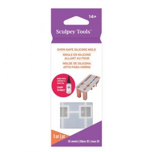 Sculpey Moule 3D en silicone pour bijoux