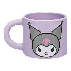 Paladone Kuromi Tasse violette sous licence officielle Sanrio Hello Kitty & Friends 400 ml Grande tasse à café en céramique pour thé et chocolat chaud, cadeau kawaii pour filles, femmes, adolescentes