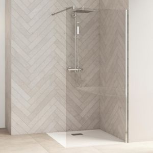 Kinedo Paroi de douche Smart Design Solo 60 chrom&eacute;