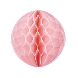 Ruedelafete Boule alv&eacute;ol&eacute;e rose 20 cm
