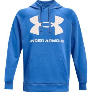 Image de Under Armour Sweat à capuche UA Rival Fleece Big Logo pour homme Blue - Taille MD