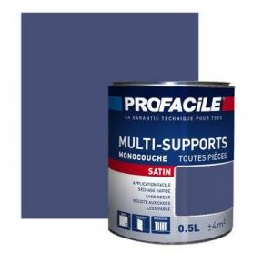 Peinture int&eacute;rieure multi-supports, PROFACILE 0.5 litre Bleu Cosmos