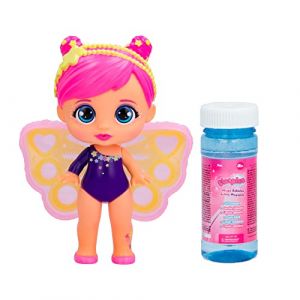 Image de IMC Toys Bloopies Magic Bubbles sono dotate di ali e dettagli luccicanti e colorate. La bambola è dotata di una miscela di sapone e una bacin