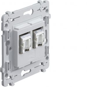 Hager kallysta Prise RJ45x2 cat.6 FTP (WK224)
