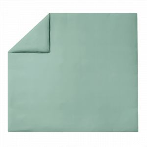 Essix Housse de couette en coton lav&eacute; vert 260x240 cm Soft Line