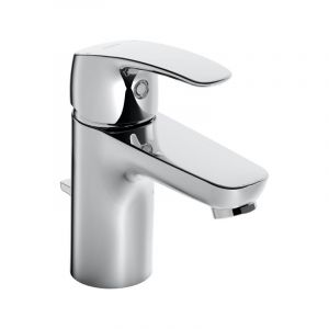 Hansa 45341103 45042283 monocommande pour évier/lavabo monocommande DN15 | Mitigeur (Métal) et vidage, constante Débit Puissance | 6 L/min, Saillie 107 mm