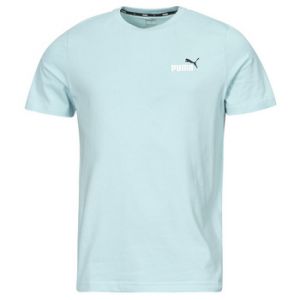 Puma ESS+ 2 Col Small Logo Tee Turquoise Surf, pointure Small - Bleu - Taille Small