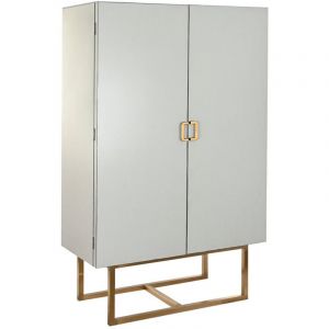 Cupboard DKD Home Decor White Poplar 110 x 50 x 180 cm