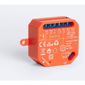 Ledkia - Interrupteur Volet WiFi ZigBee Rouge