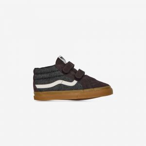 Vans Sk8-mid V Denim Gris/blanc - Bébé -