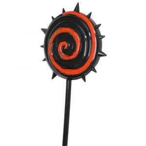 FIESTAS GUIRCA | Sucette Rouge et Noire (20 cm) - Accessoire de Costume pour Clowns d'Halloween et Fêtes d'Épouvante - Idéal pour Enfants et Adultes - Arme Jouet pour Carnaval et Plus - Rouge Noir