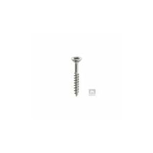 Mustad 500 vis Panelvit PF, tête fraisée crantée, PZ2, D. 3,5 x 30 mm, CHROMITING, lubrifiée