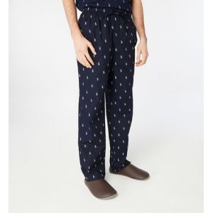 Ralph Lauren Pantalon de pyjama imprimé pony coton Bleu Polo - Couleur Bleu - Taille XL