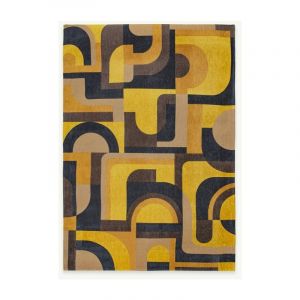 Tapis Louis De Poortere Module Design Jaune Meyer 80 X 150cm