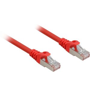 Sharkoon Cat.6a Sftp C&acirc;ble De R&eacute;seau Rouge 0,25 M Cat6a S/ftp (s-stp)