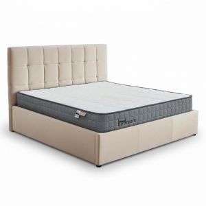 Pack Lit-coffre Luftani Matelas Bedream Velours Beige