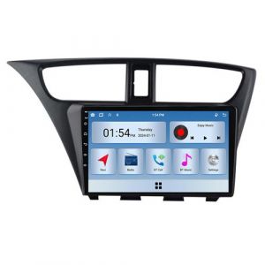 Autoradio RoverOne Bluetooth CarPlay 2 Din 6Go RAM 128Go ROM pour Honda Civic Hatchback 2006-2012