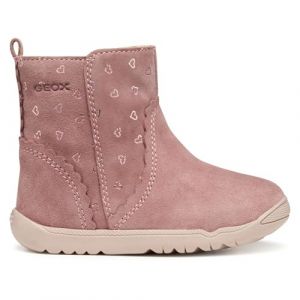 Geox Bébé Fille B Macchia Girl First Walker Shoe, Rose foncé, 23 EU