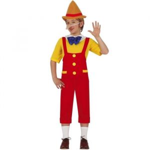 D&eacute;guisement - Pinocchio Boutons - Noir - Enfant 7-9 ans - Tissu synth&eacute;tique