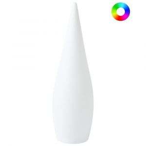 Beliani Lampadaire d'extérieur LED VULETAS Blanc