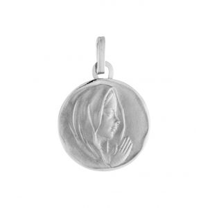 Cleor M&eacute;daille en Or 375/1000 Blanc