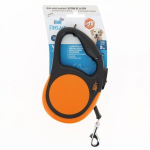 Impex Laisse retractable SPA orange - Fidelami