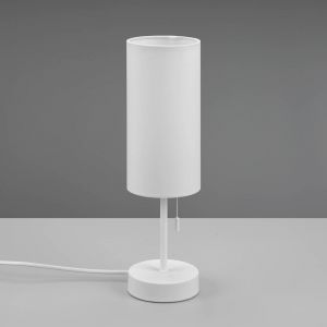 Image de Reality Leuchten Lampe à poser Jaro avec port USB, blanc/blanc