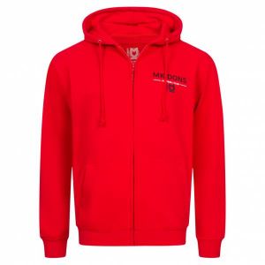 Milton Keynes Dons CASTORE Hommes Veste en sweat à capuche INFMKDMON8-22-ROUGE