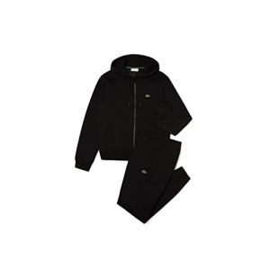 Lacoste Ensemble de survêtement homme avec capuche Taille 3XL Noir